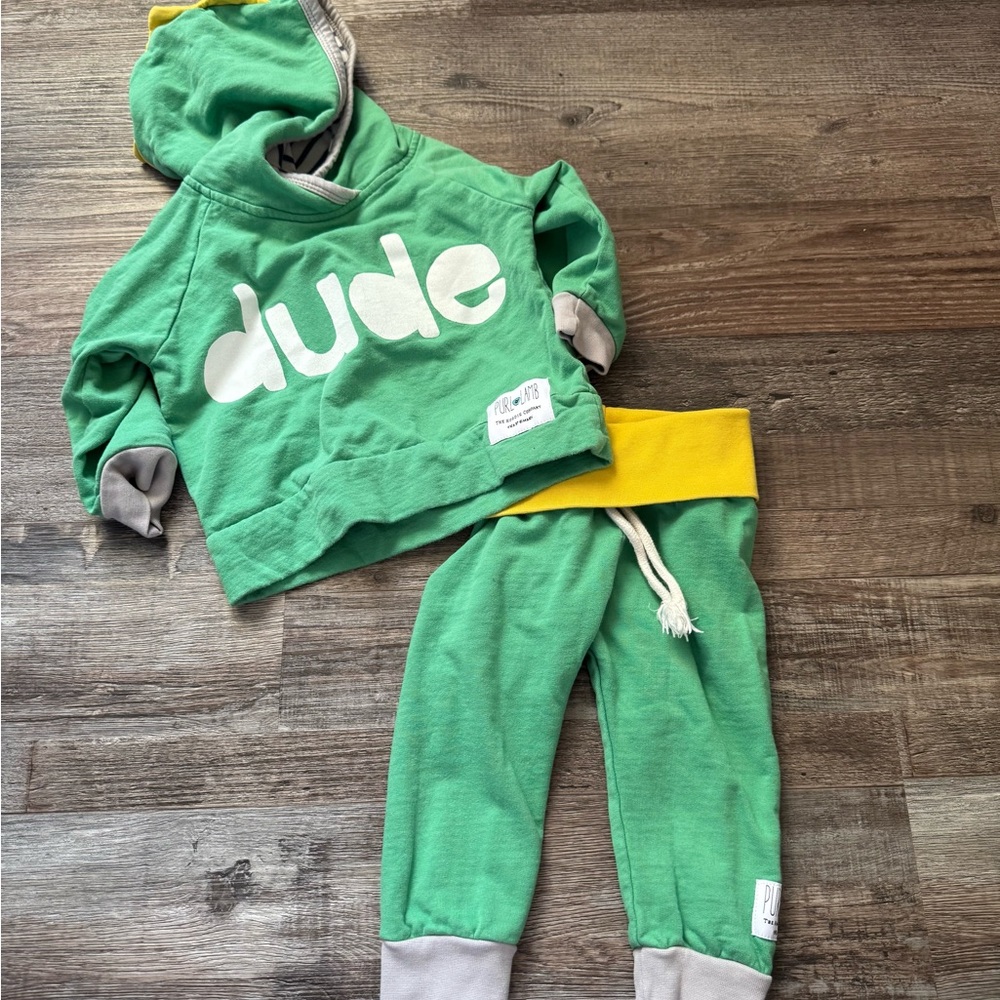 Purl Lamb Dino two piece set